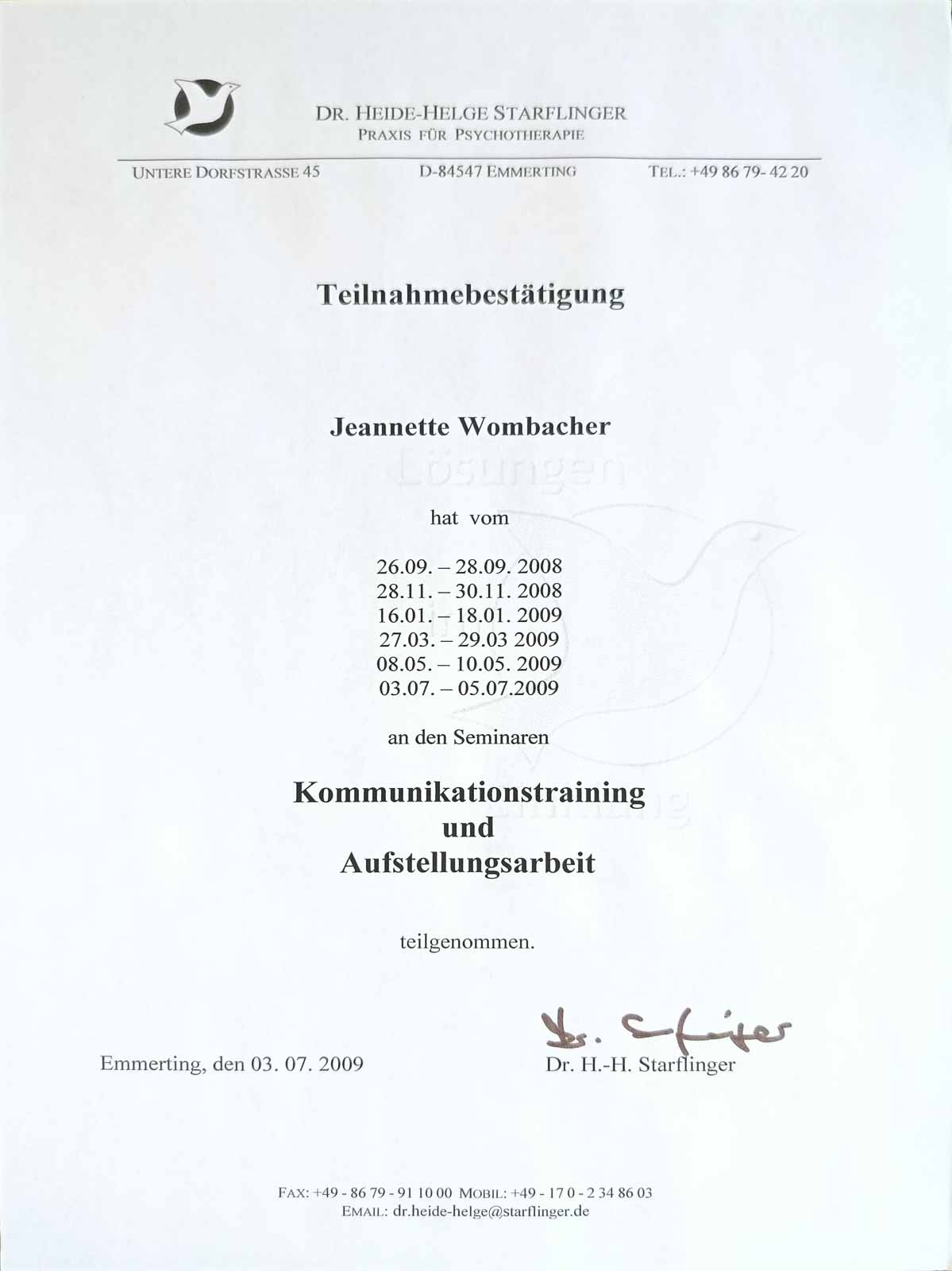 jeannette odine wombacher